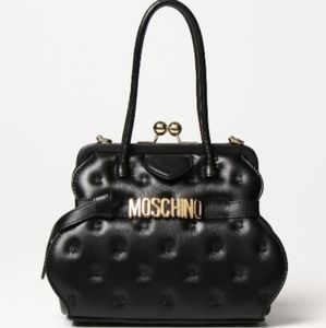 Moschino Quilted Top Handle Bag